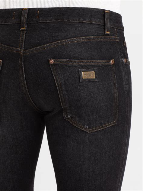 dolce gabbana black jeans